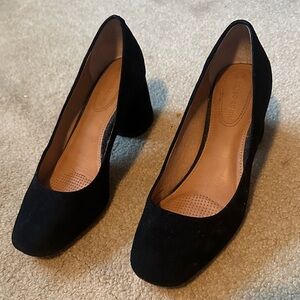 Corso Como Black Suede Heels